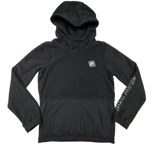 Nike Other - Nike Therma-Fit Fleece Hoodie Youth Large Black Warm Cozy Athletic Sportswear